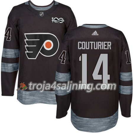 Philadelphia Flyers tröja Sean Couturier 14 1917-2017 100th Anniversary Adidas Svart Authentic - NHL Tröjor Herr Philadelphia Flyers tröja Sean Couturier 14 1917-2017 100th Anniversary Adidas Svart Authentic - NHL Tröjor Herr